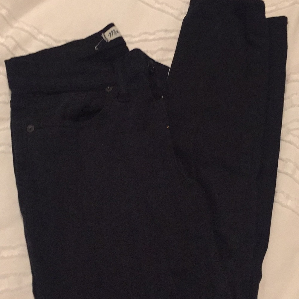 Madewell skinny skinny black jeans
